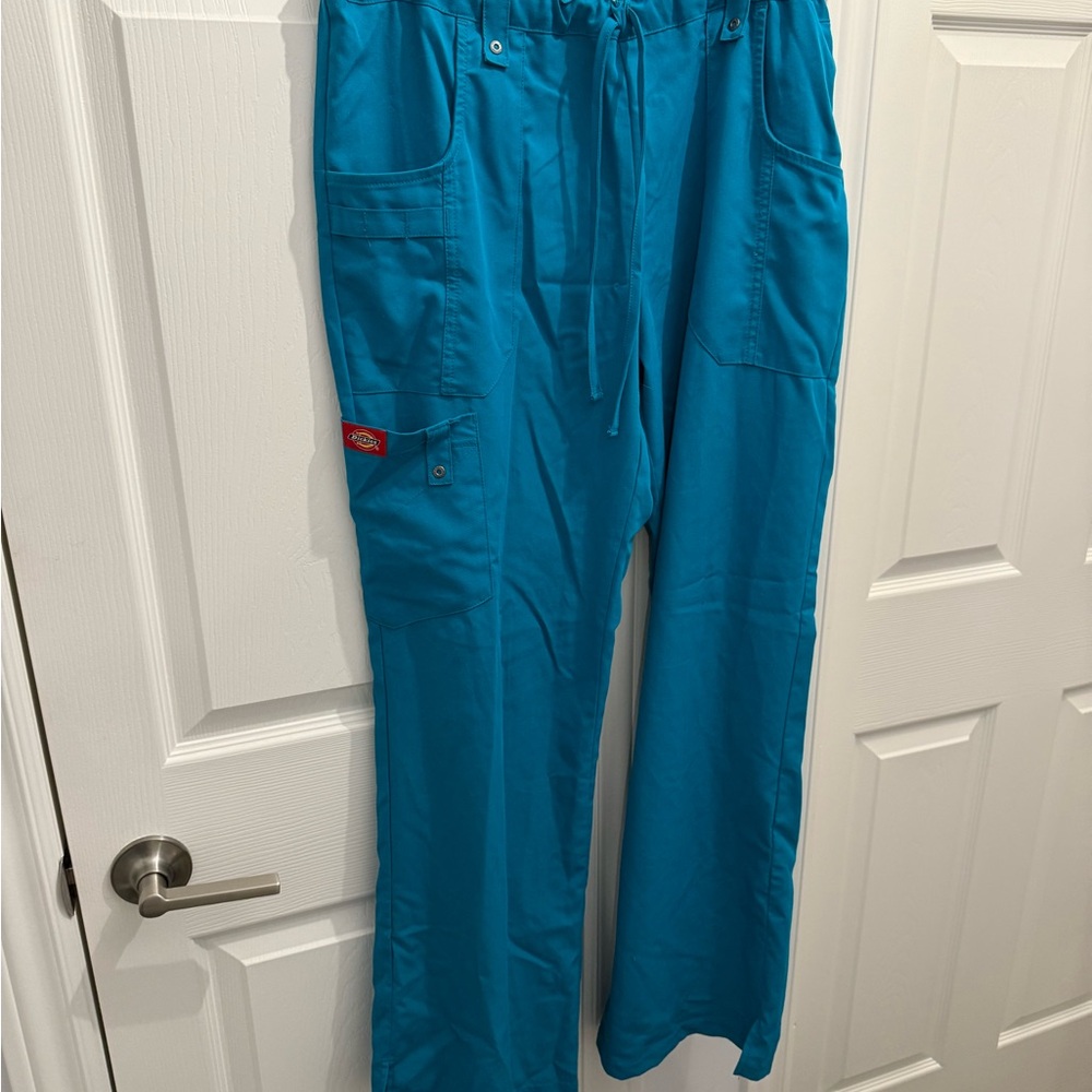 Dickies women’s deep teal scrub pants